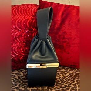 Isabelle Black Leather Bag